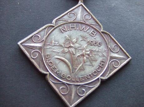 N.H.W.B.(Noord-Hollandse Wandelbond) bloembollentocht 1966, tulp, narcis